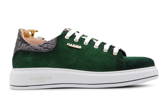 Zapatillas de ante sombreadas a mano