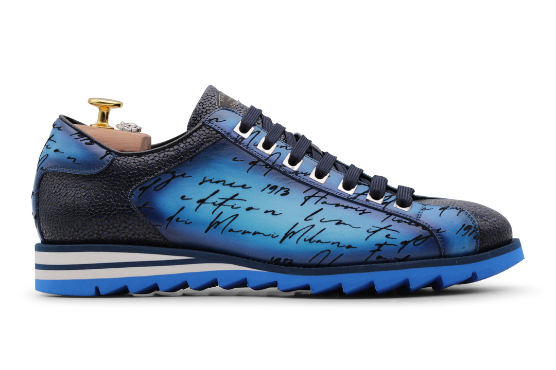 Zapatillas de zapatillas pintadas a mano