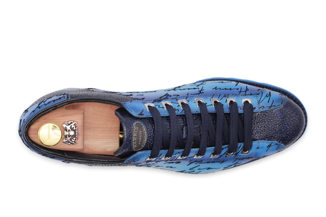 Zapatillas de zapatillas pintadas a mano