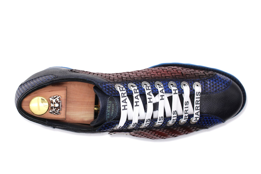 Zapatillas de cuero tejidas en forma de mano
