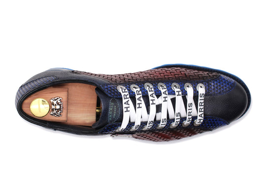Zapatillas de cuero tejidas en forma de mano