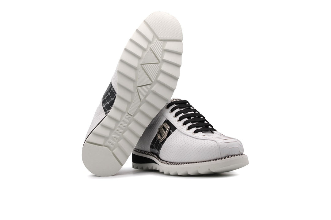 Precious leather sneakers