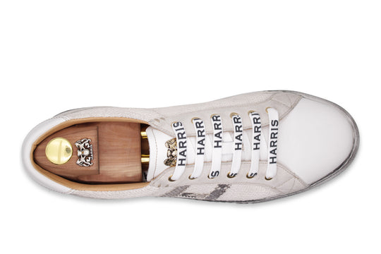 Zapatillas de deporte de cuero y lona