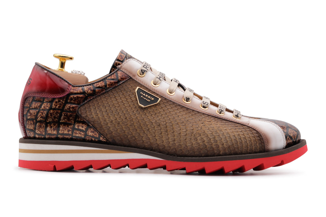 Zapatillas de zapatillas y efecto de cocodrilo