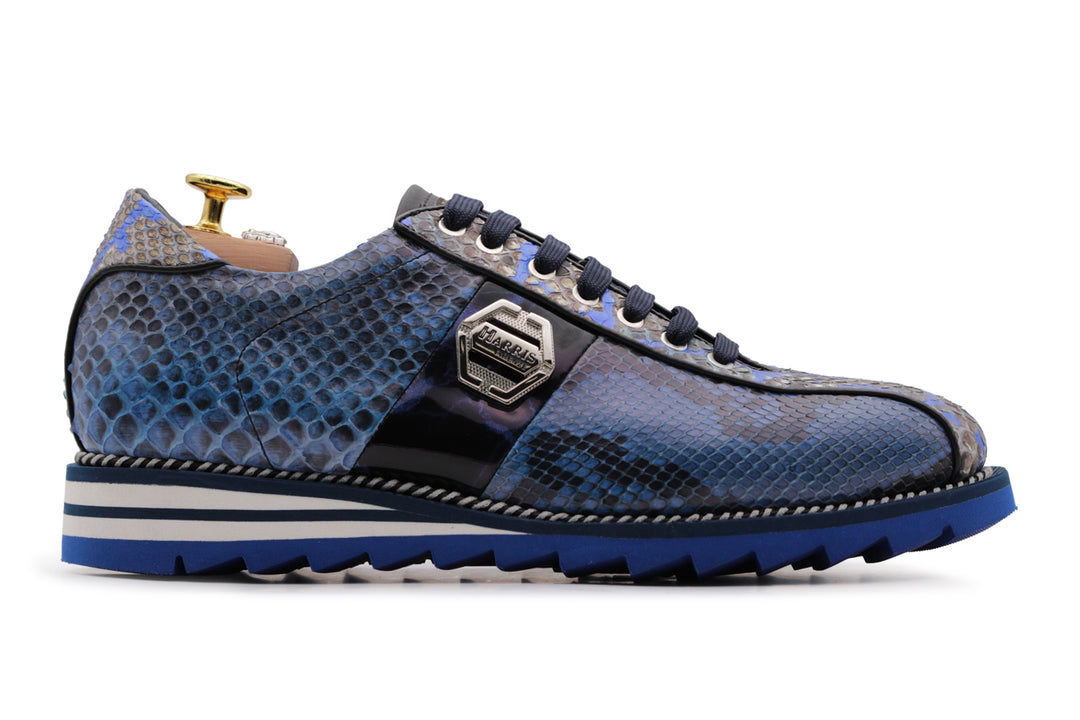 Sneaker en cuir précieux