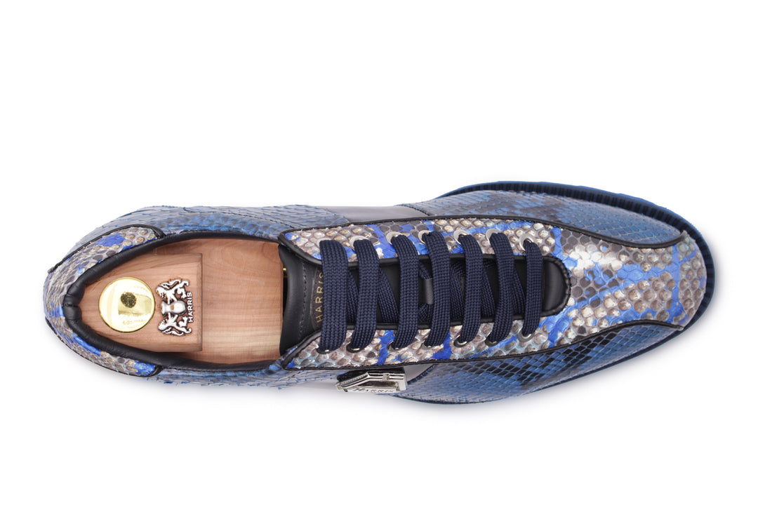 Sneaker en cuir précieux