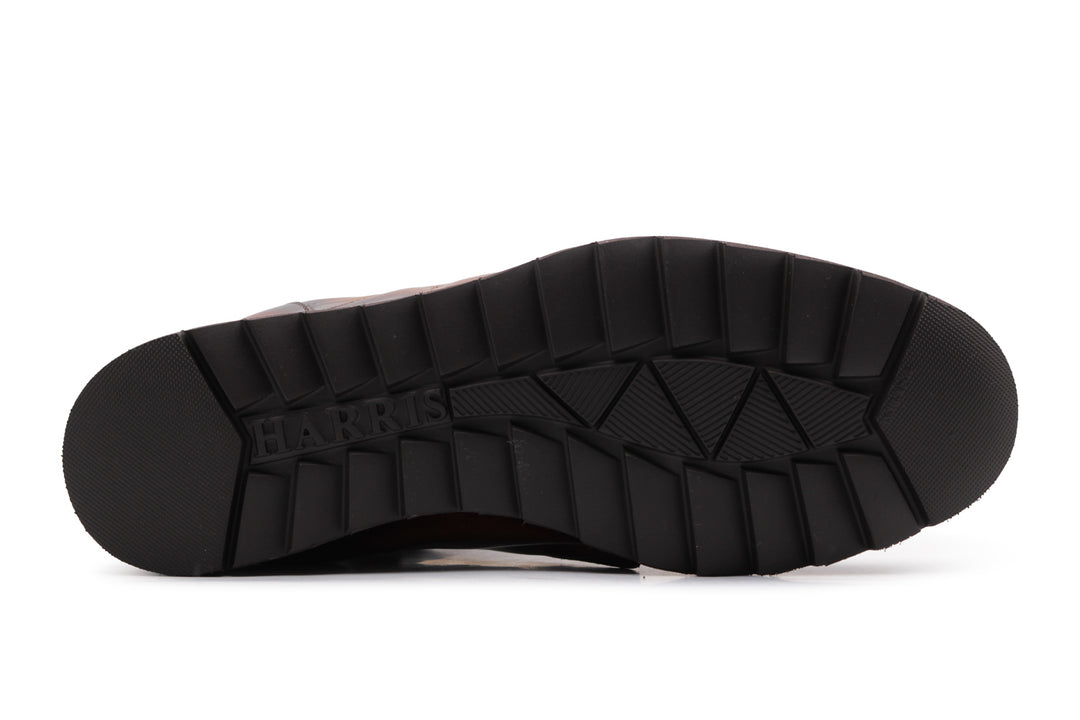 Polacchino in hand painted leather