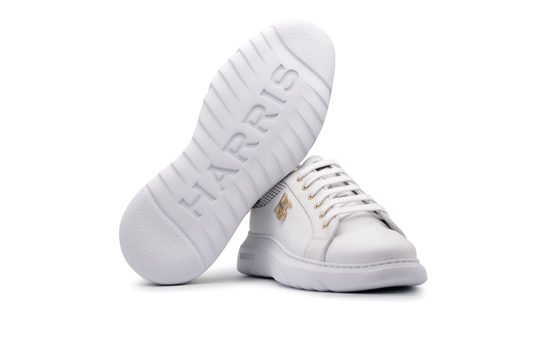 Zapatillas de deporte de cuero impresas