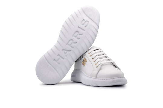 Zapatillas de deporte de cuero impresas