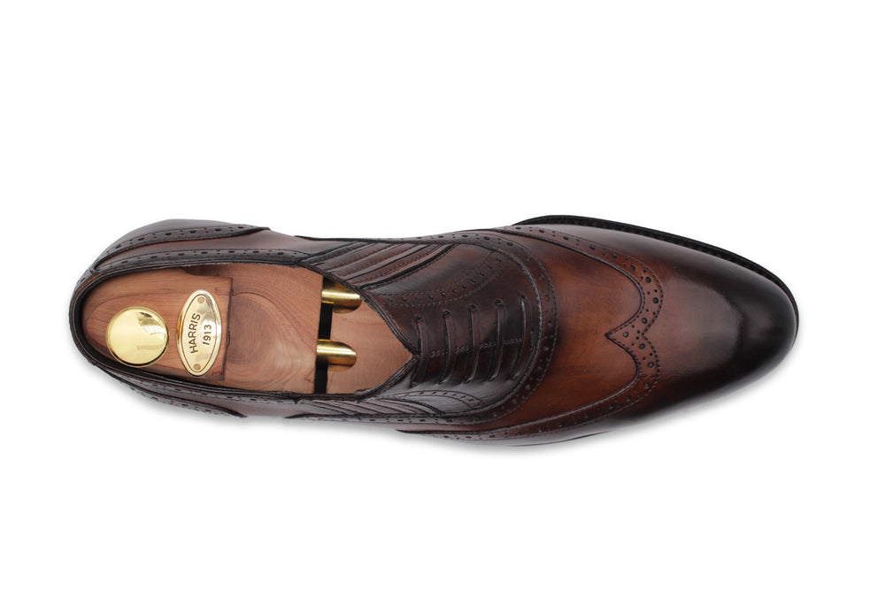 Francesina Slip-On con Decorazioni Brogue