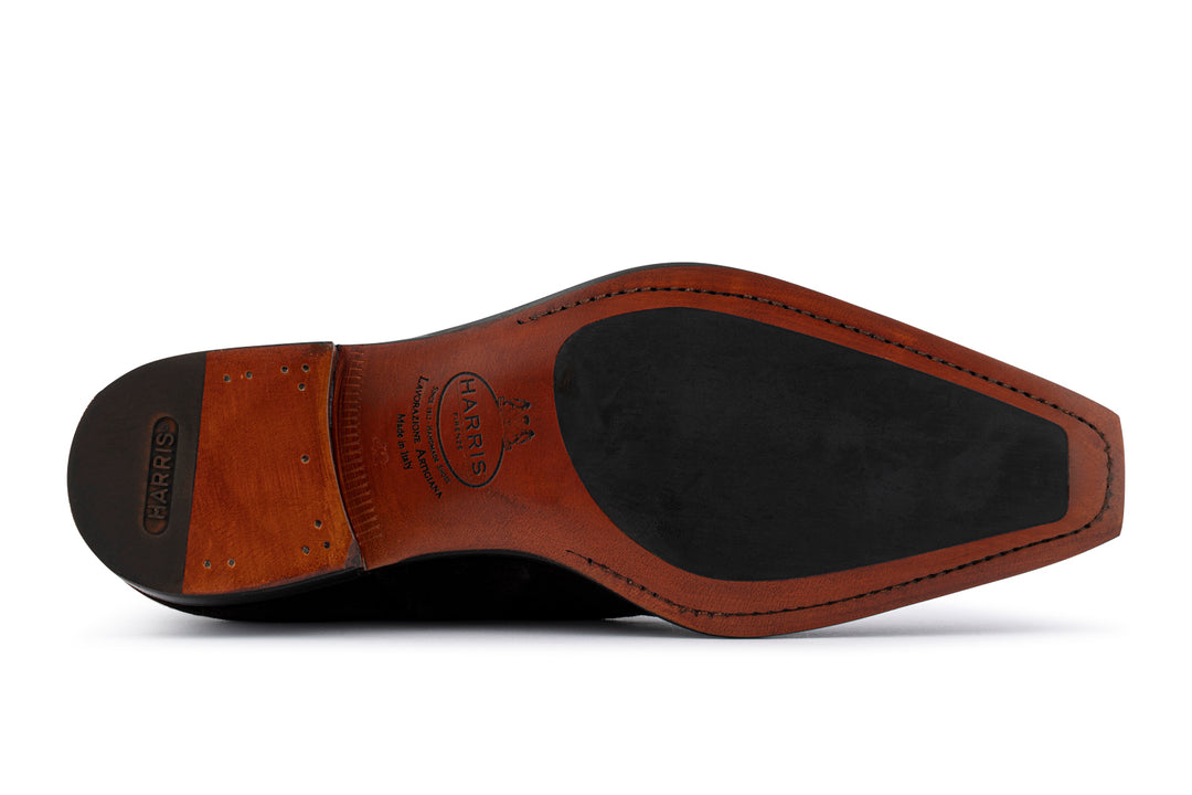 Francesina in suede