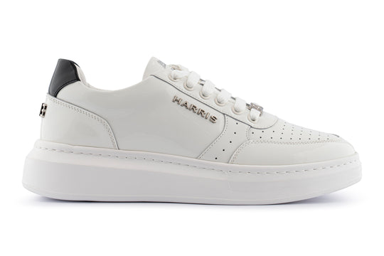 Patent leather sneakers