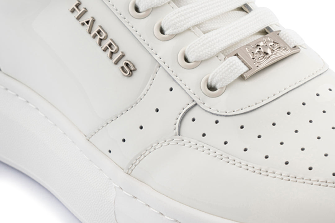 Patent leather sneakers