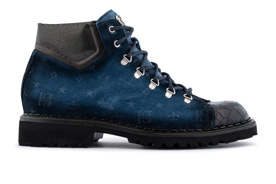 Polacchino in suede leather