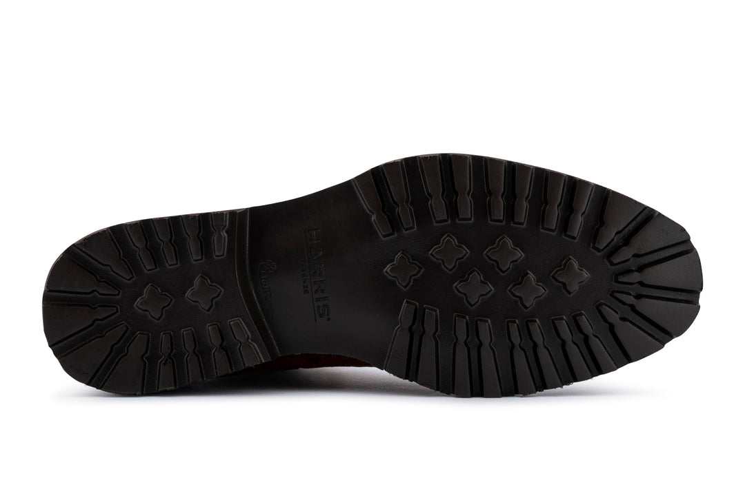Polacchino in crocodile effect leather