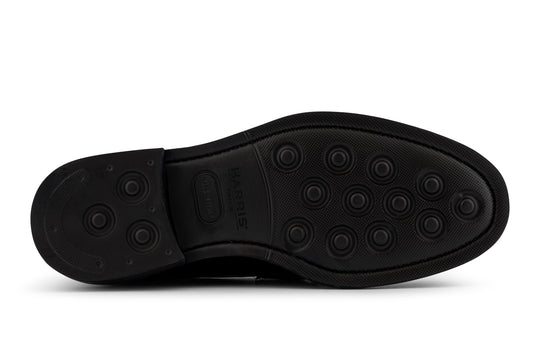 Mocasín de piel cepillada