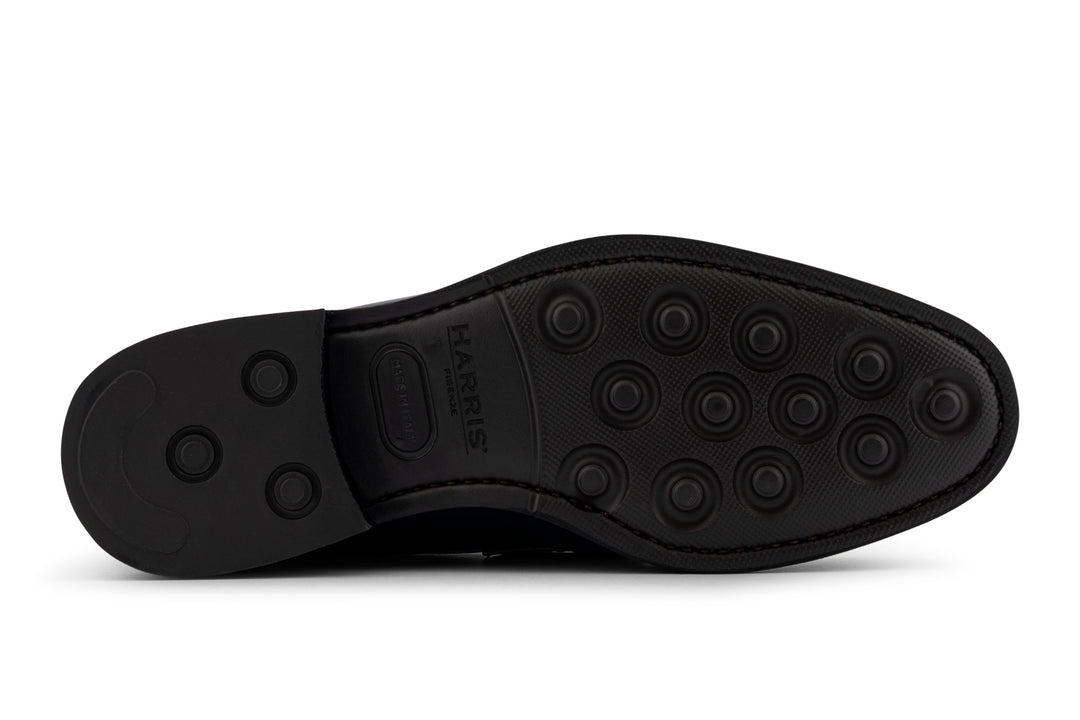 Mocassin en cuir avec accessoire HS