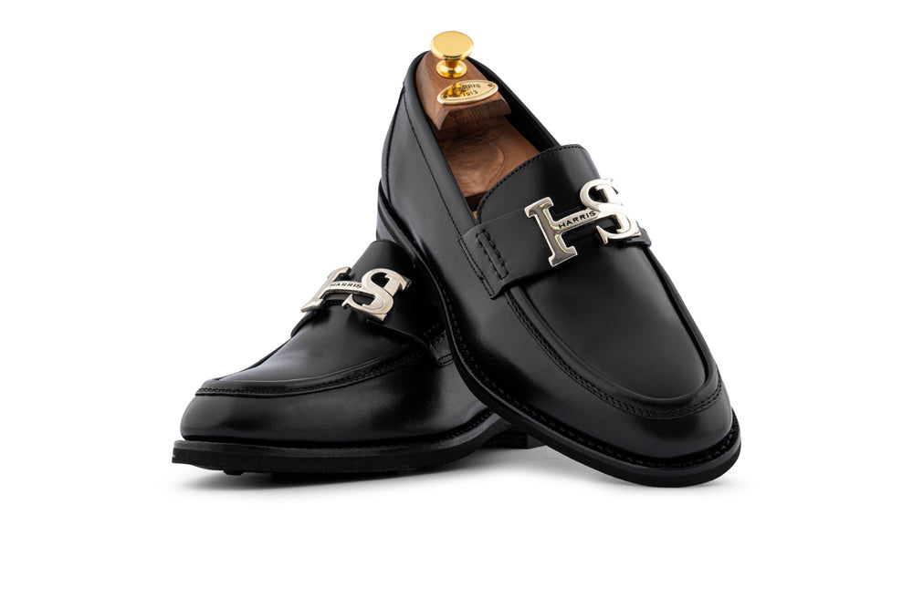 Mocassino in pelle con accessorio HS