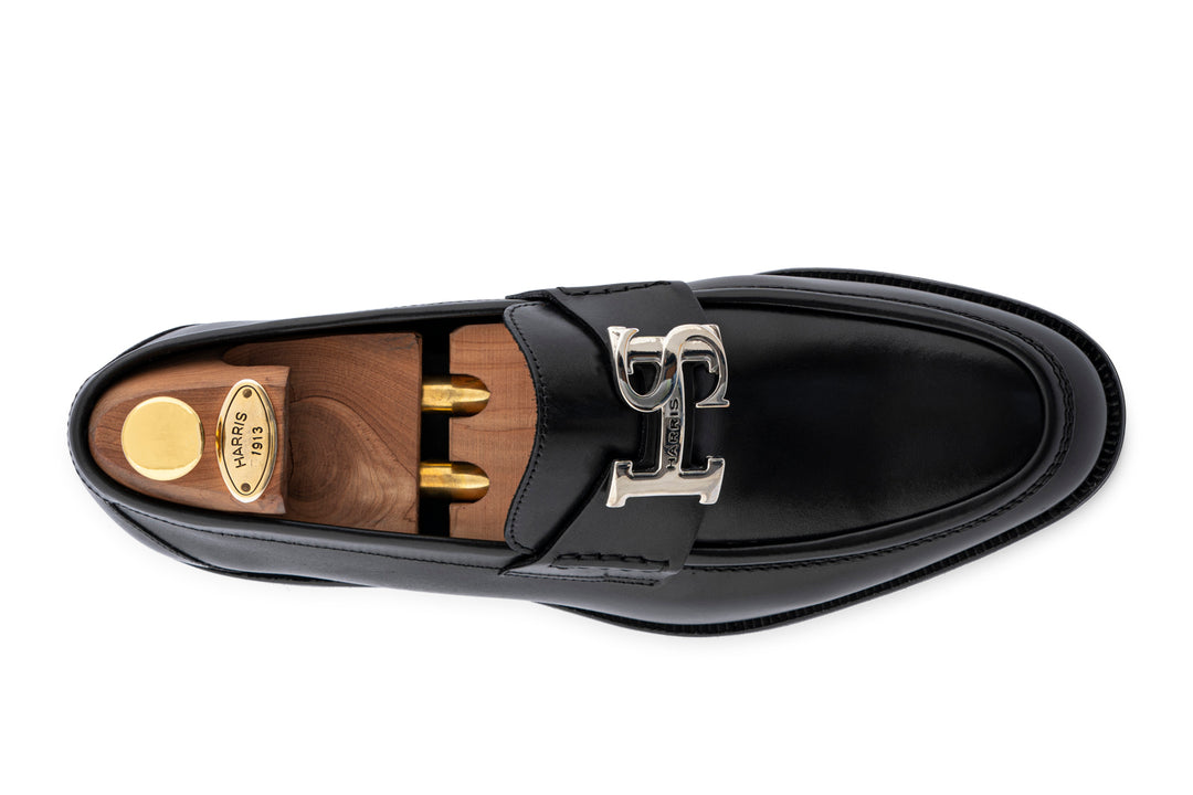 Mocassin en cuir avec accessoire HS