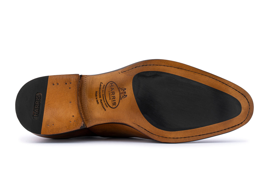 Handbemalte Brogues aus Leder