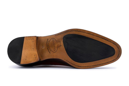 Handbemalte Brogues mit Handnaht