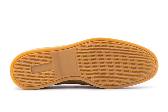 Mocassino in camoscio con cucitura a mano