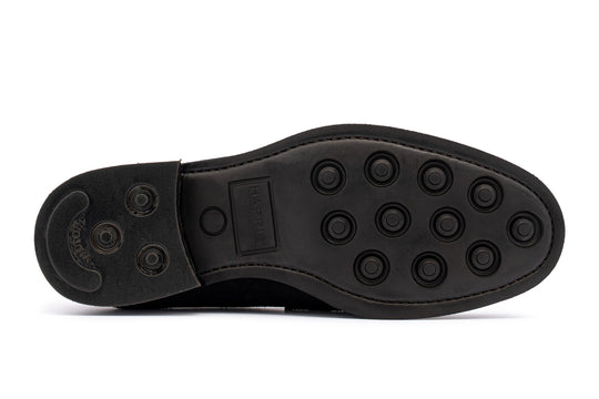 Terni moccasin in suede – Blue