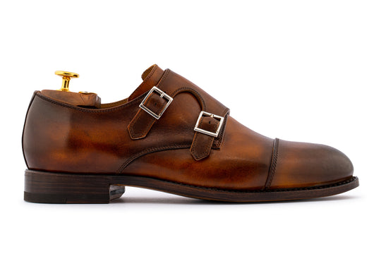 Double Buckle 9356 - Brown