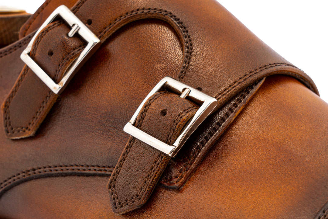 Double Buckle 9356 - Brown