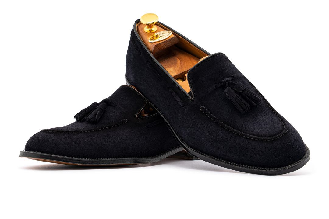 Mocasín con pompón 0964 – Azul