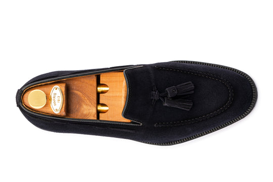 Mocasín con pompón 0964 – Azul