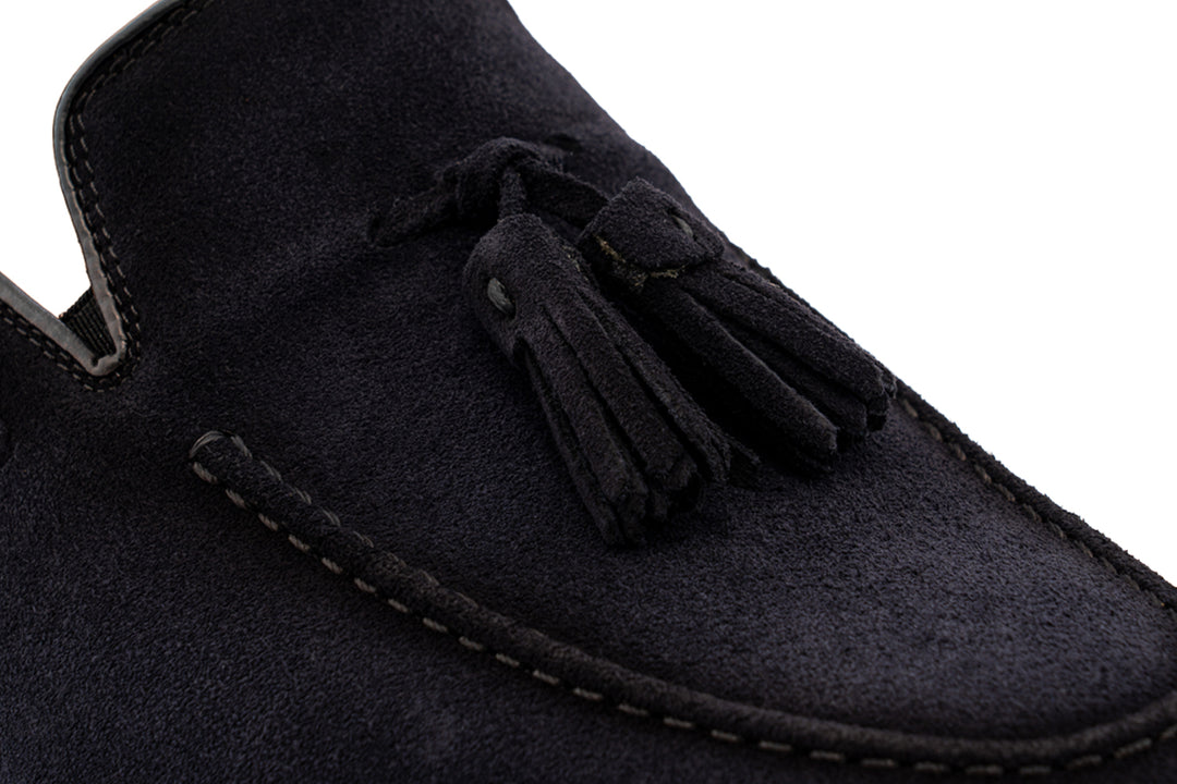 Mocasín con pompón 0964 – Azul