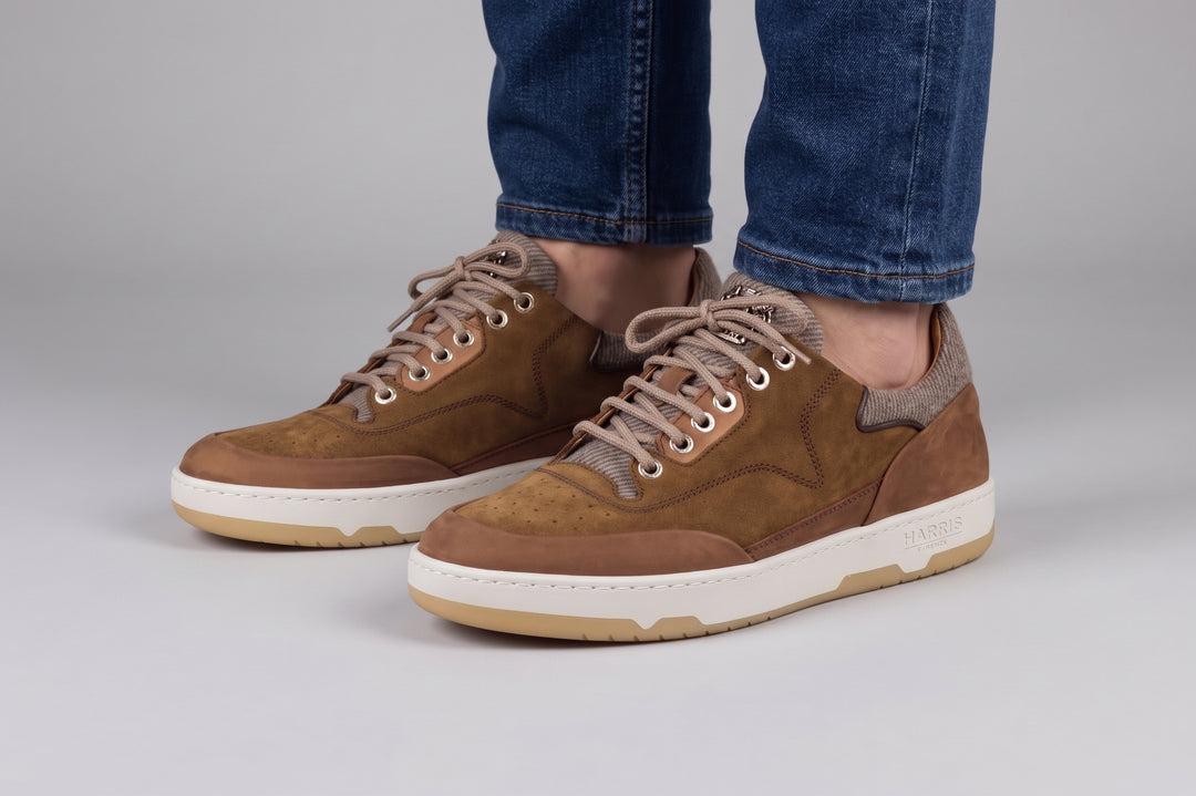 Bruno Wildleder-Sneaker – Braun