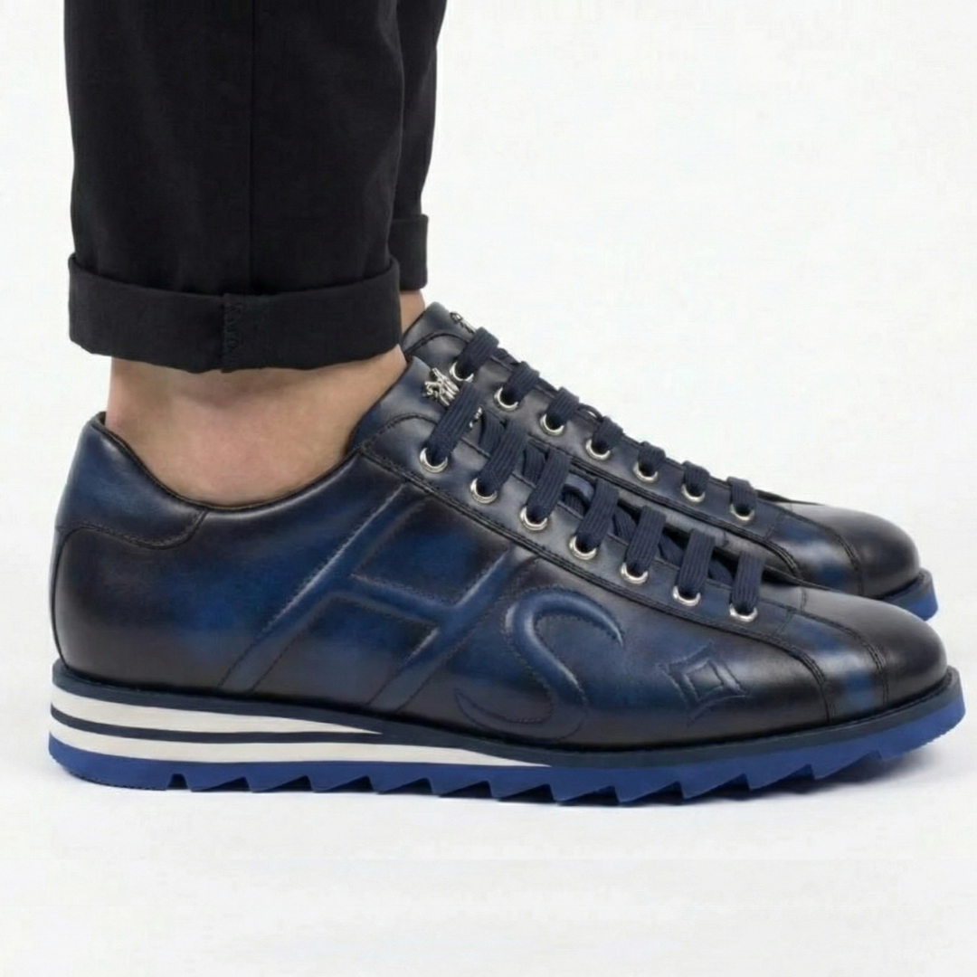 Handbemalter Ledersneaker