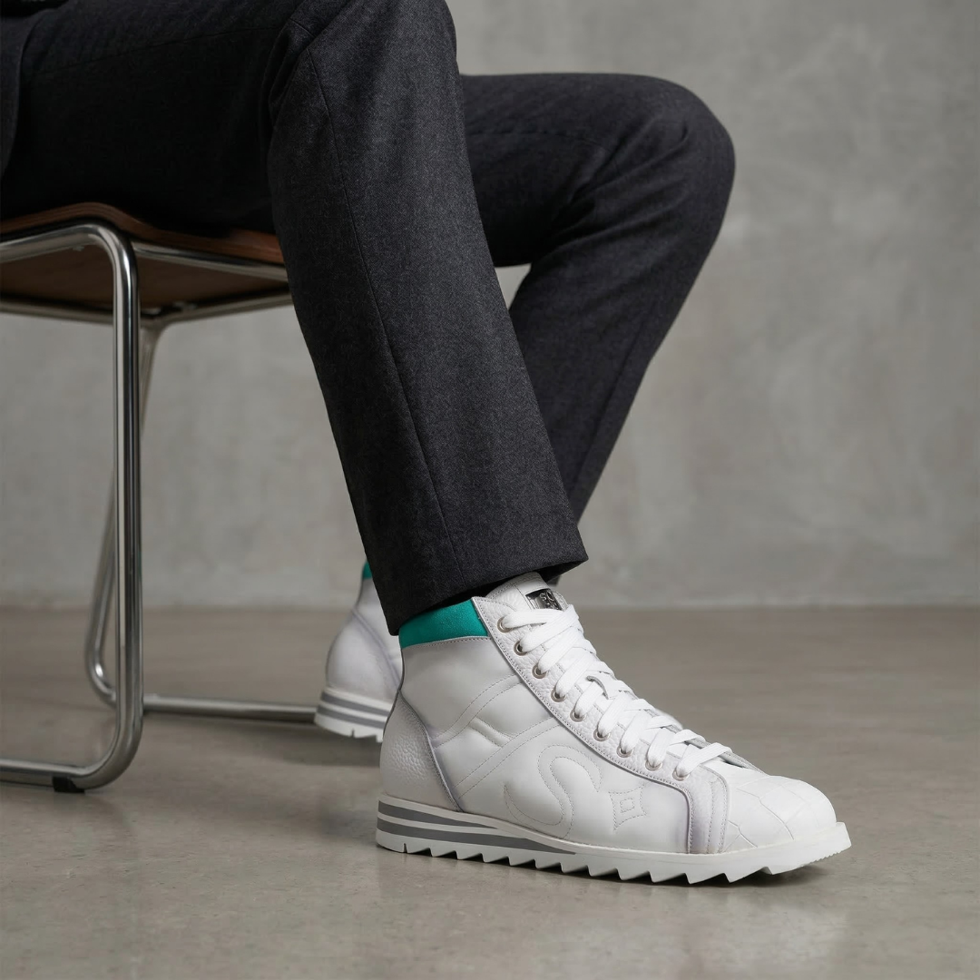 Soft leather ankle boot