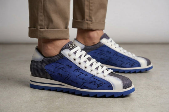 Writer suede sneakers