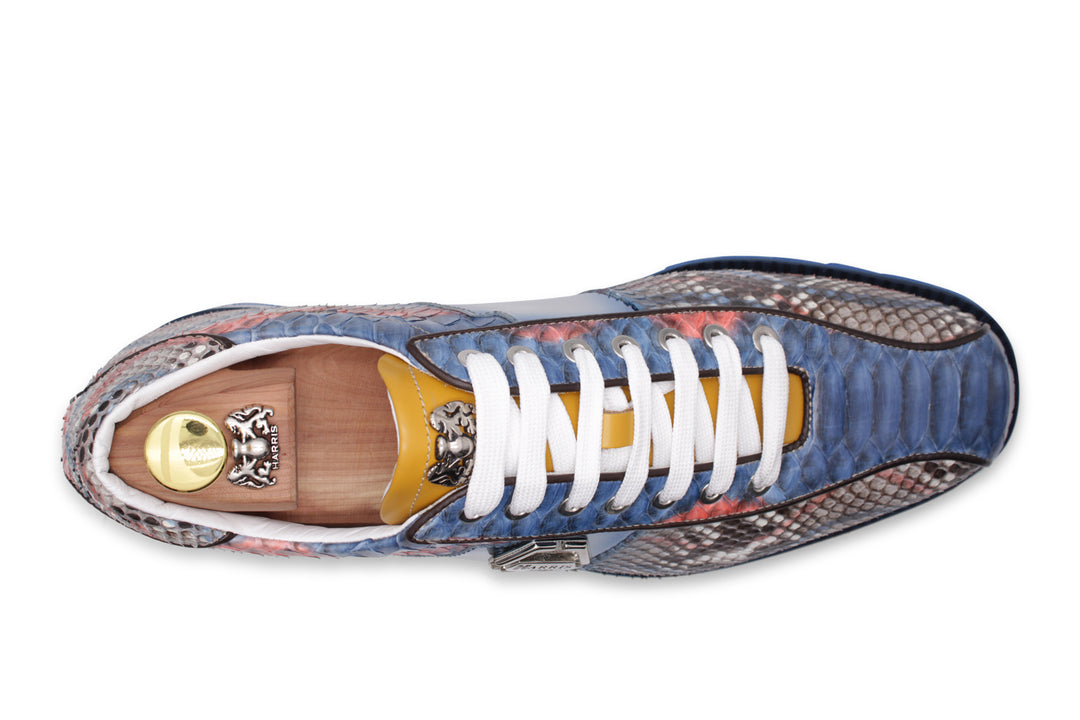 Turnschuhe mit kostbaren Lederdetails