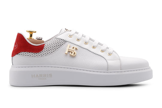 Sneakers in pelle morbida