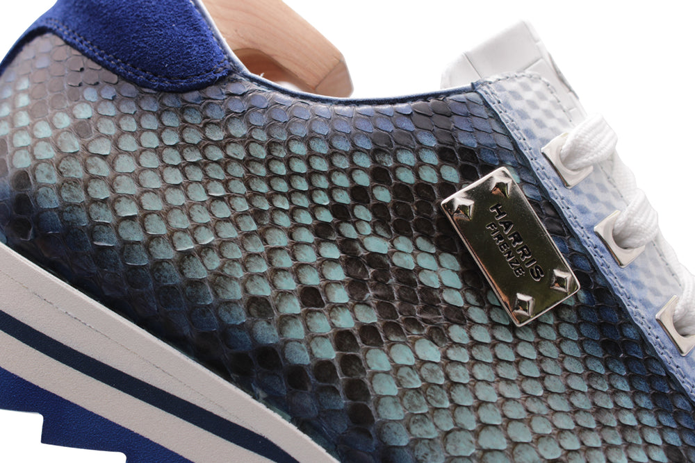 Sneaker in pelle pregiata