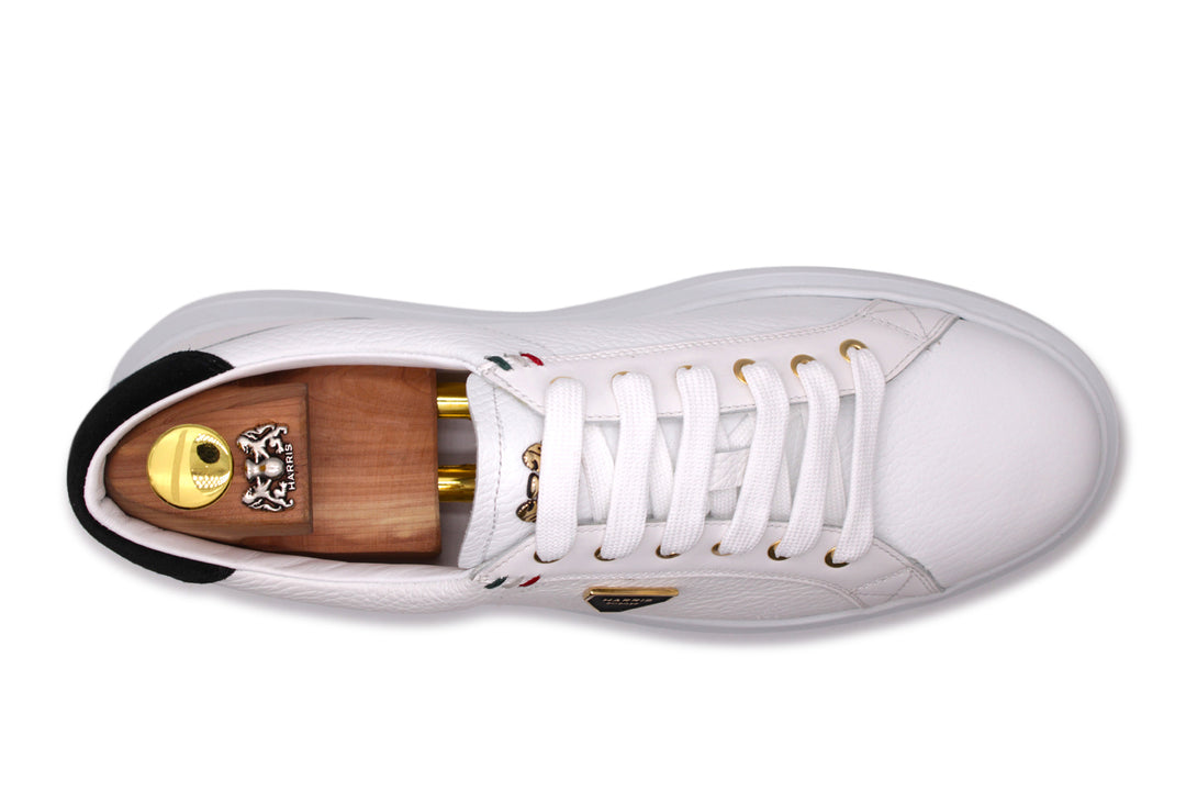 Sneakers in pelle morbida effetto alce