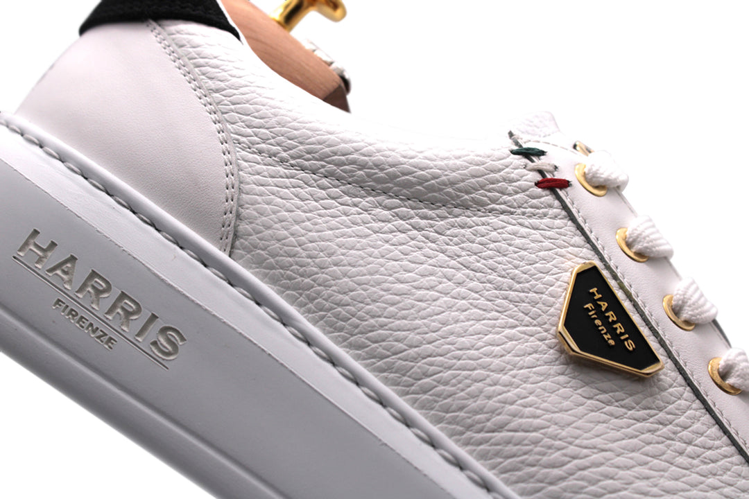 Sneakers in pelle morbida effetto alce