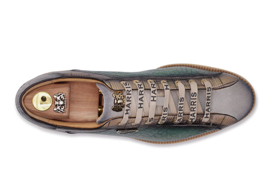 Sneakers effetto elefante e tweed