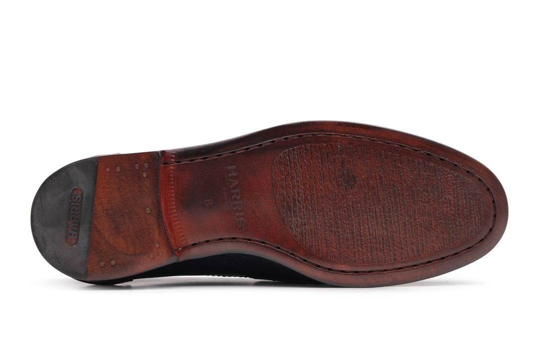 Mocassino stampato dipinto a mano