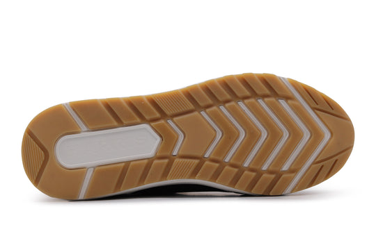 Baskets en cuir et daim