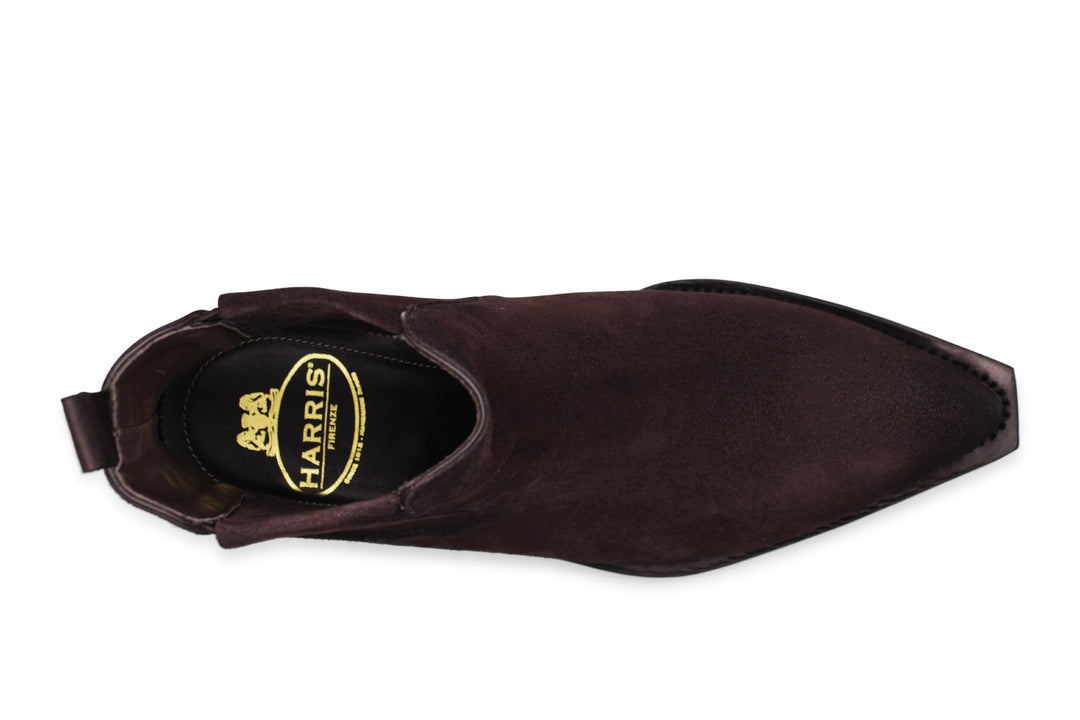 Texan suede ankle boot Testa di Moro nuanced