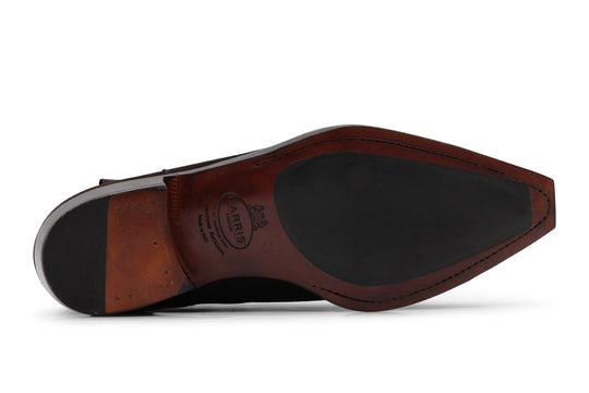 Texan suede ankle boot Testa di Moro nuanced