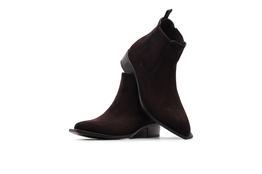 Texan suede ankle boot Testa di Moro nuanced