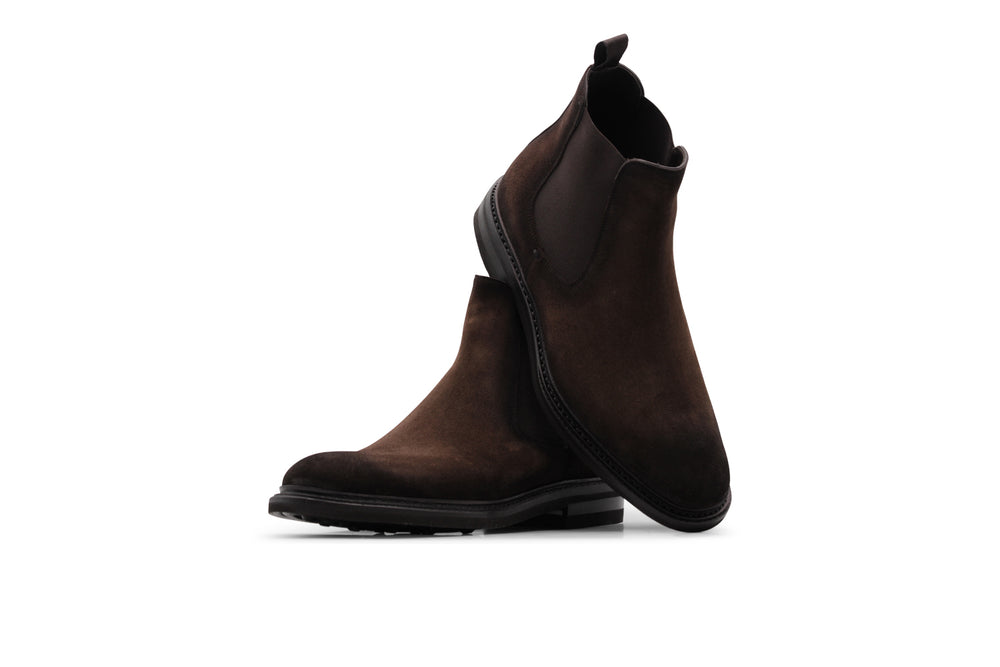 Suede ankle boot Testa di Moro with elastic