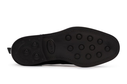 Polacchino con elastico e dettagli Brogue