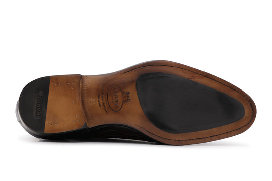 Francesina in pelle di coccodrillo